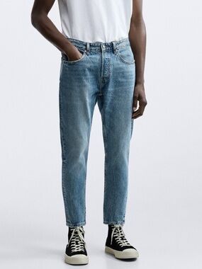 NWT ZARA Men’s Dark Blue Jeans- Size 46